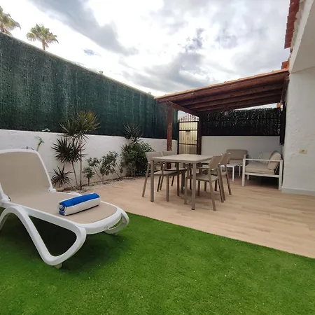 公寓 Con Jardin Privado Junto Al Yumbo 普拉亚戴尔雷安格莱斯